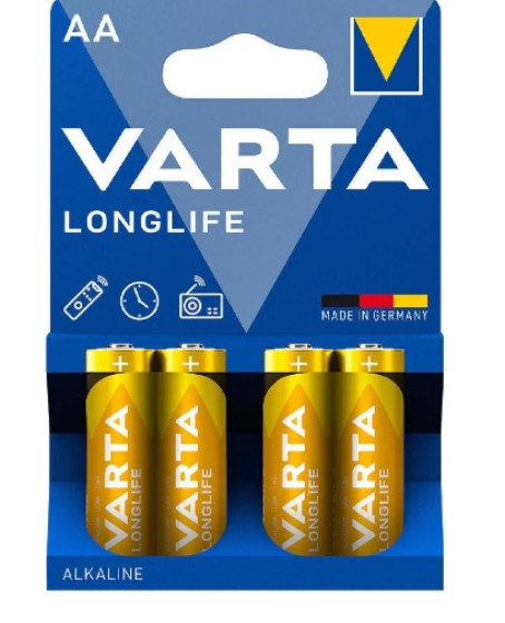 Varta Longlife AA Size 4lü Kalem Pil