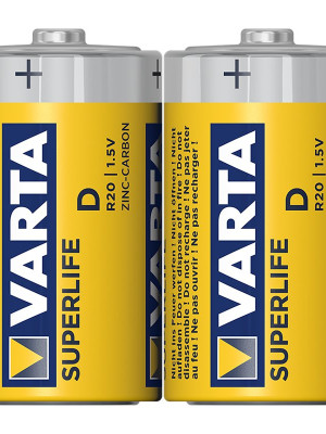 Varta Superlife Çinko Büyük D Boy Pil 24'lü Paket