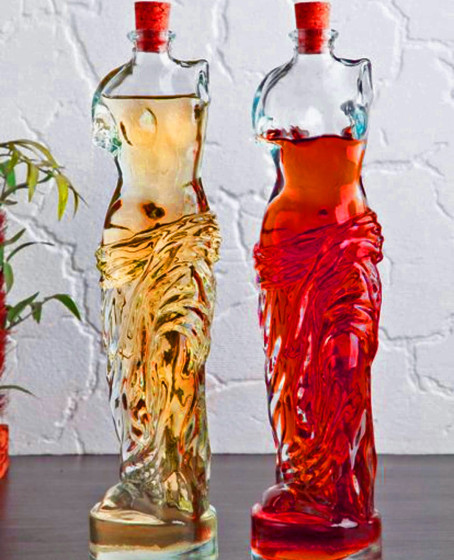 Venüs Yağdanlık - Kadın Figürlü Sirkelik Sosluk 200 ML 2li Set
