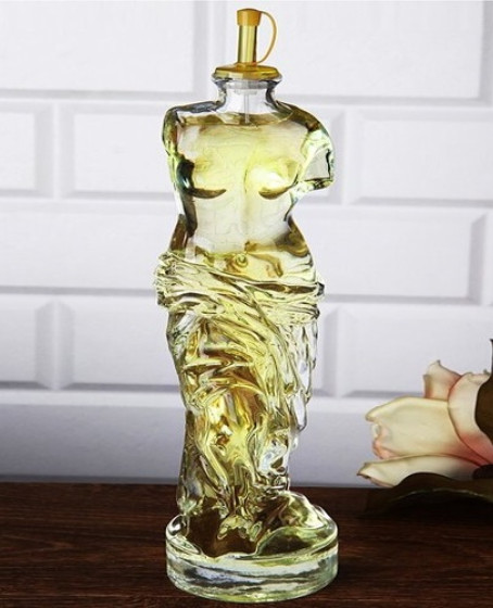 Venüs Yağdanlık - Kadın Figürlü Sirkelik Sosluk 200 ML 2li Set