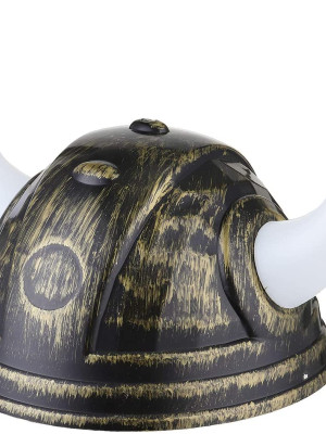 Viking Başlığı Asteriks Başlığı Altın Renk