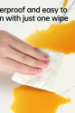 Vinil Beyaz Mermer Desenli Alüminyum Plastik Duvar Sticker