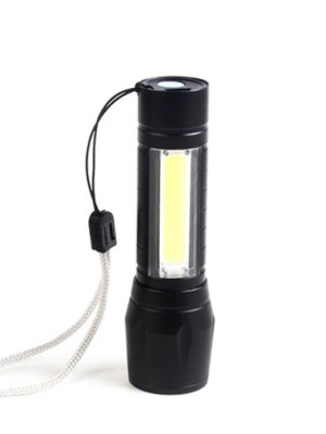 Cep Feneri Mini Çok Güçlü Şarjli El Feneri LED Fener ( XPE + COB LED ) Cep Feneri Mini Çok Güçlü Şarjli El Feneri LED Fener ( XPE + COB LED )
