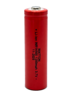 WT-14500 1200mAh 3.7V Li-ion Şarj Edilebilir Pil - Kırmızı WT-14500 1200mAh 3.7V Li-ion Şarj Edilebilir Pil - Kırmızı
