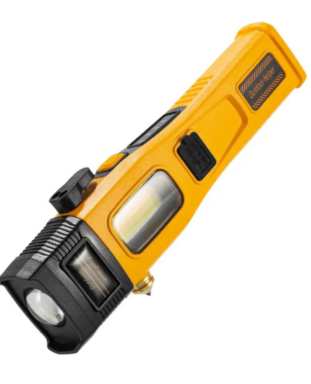 Wison WS-1414 Cam Kıracaklı Dijital Göstergeli Mıknatıslı Şarjlı Acil Durum Tamirci Feneri