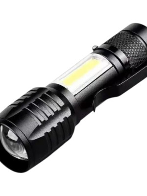 Wison ws-5454 Taktik el feneri USB şarj edilebilir kamp feneri COB zumlanabilir mini taşınabilir el feneri