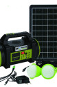 Wıson WS-5683 Şarjlı 30w Solar Şarjlı Ev Aydınlatma Seti Radyo Ve Fan Powebank