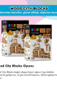 Wood City Blocks Ahşap Şehir Blokları (Kayın Ağacı) Wood City Blocks Ahşap Şehir Blokları (Kayın Ağacı)