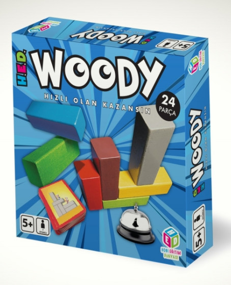 Woody Ahşap 3 Boyutlu Geometrik Zeka Oyunu