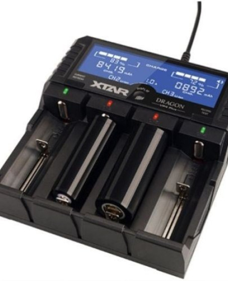 Xtar DRAGON VP4 PLUS Li-ion / NI-CD / NI-MH Pil Şarj Cihazı