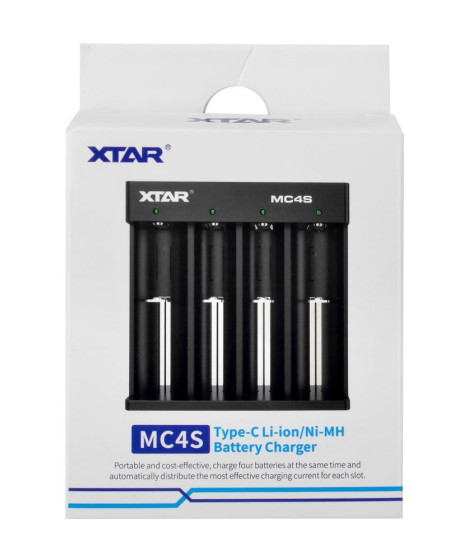 Xtar MC4S Dörtlü Li-ion / NI-CD / NI-MH Pil Şarj Cihazı