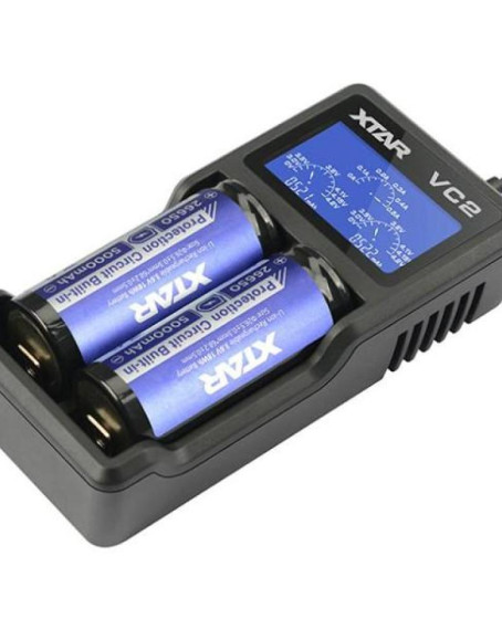 Xtar VC2 İkili Li-ion Pil Şarj Cihazı Xtar VC2 İkili Li-ion Pil Şarj Cihazı