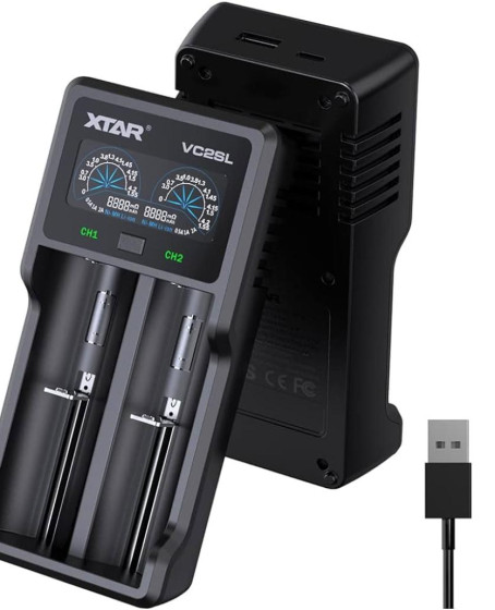 Xtar VC2SL İkili Li-ion / NI-CD / NI-MH Pil Şarj Cihazı