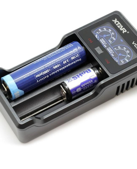 Xtar VC2SL İkili Li-ion / NI-CD / NI-MH Pil Şarj Cihazı