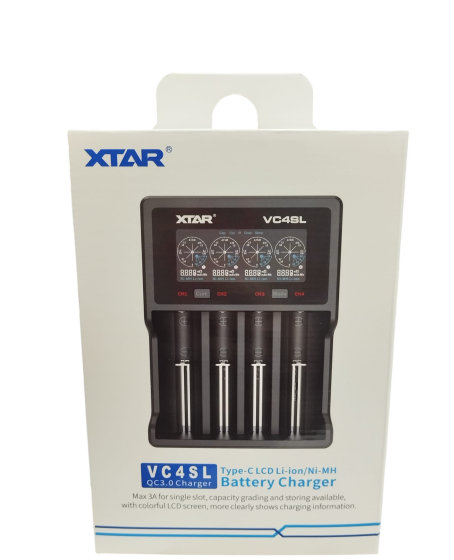 Xtar VC4SL Dörtlü Li-ion / NI-CD / NI-MH Pil Şarj Cihazı