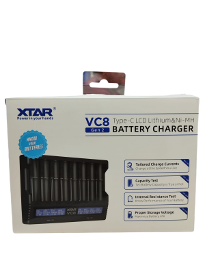 Xtar VC8 Sekizli Li-ion / NI-CD / NI-MH Pil Şarj Cihazı Xtar VC8 Sekizli Li-ion / NI-CD / NI-MH Pil Şarj Cihazı
