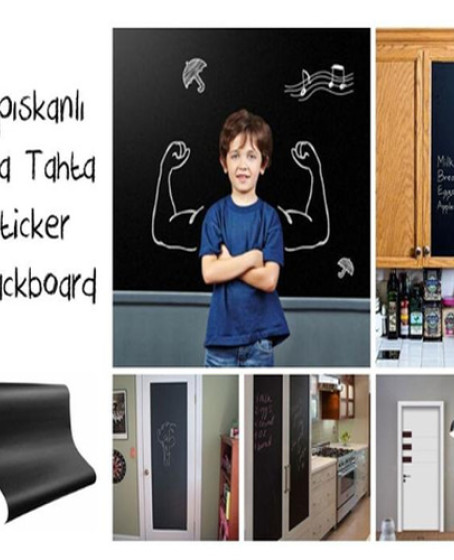 Yapışkanlı Kara Tahta-Yazı Tahtası: Sticker Blackboard Yapışkanlı Kara Tahta-Yazı Tahtası: Sticker Blackboard