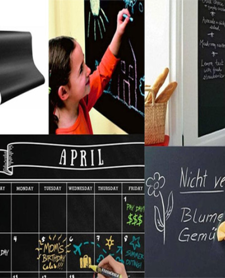 Yapışkanlı Kara Tahta-Yazı Tahtası: Sticker Blackboard Yapışkanlı Kara Tahta-Yazı Tahtası: Sticker Blackboard