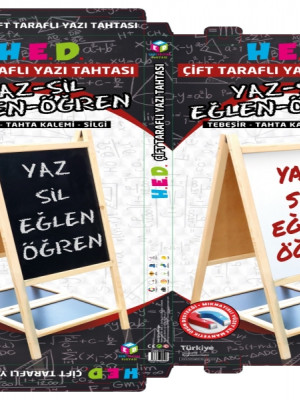 Yazı Tahtası Çift Taraflı Ayaklı Mıknatıslı Yazı Tahtası Seti 110 x 60