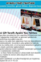 Yazı Tahtası Çift Taraflı Ayaklı Mıknatıslı Yazı Tahtası Seti 110 x 60