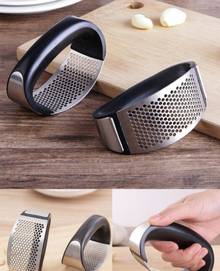 Yeni Sarımsak Ezici Paslanmaz Çelik Garlic Press Yeni Sarımsak Ezici Paslanmaz Çelik Garlic Press