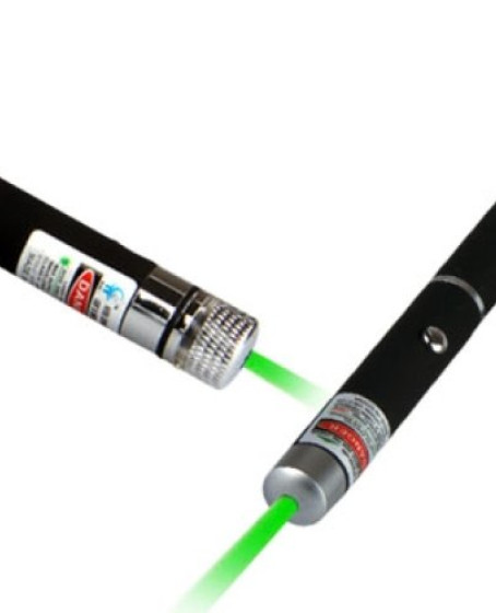 Yeşil Lazer Pointer 8000 mW  5 Başlıklı