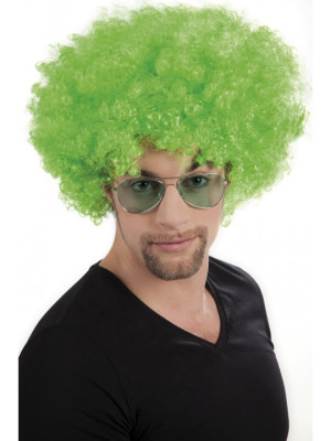 Yeşil Renk Kıvırcık Afro Bonus Peruk Yeşil Renk Kıvırcık Afro Bonus Peruk