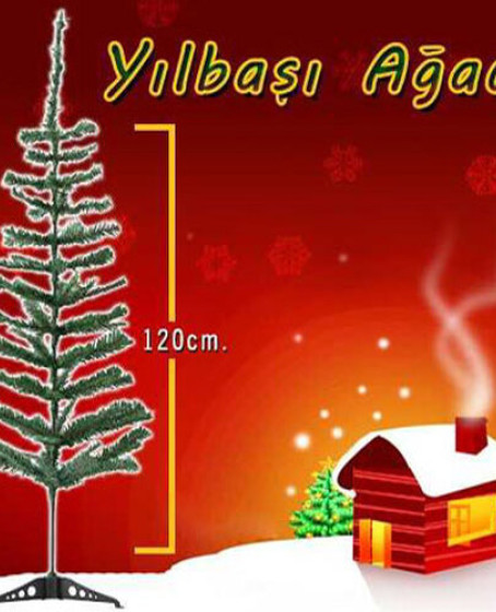 Yılbaşı Çam Ağacı Gür Dallar 120 cm Yılbaşı Çam Ağacı Gür Dallar 120 cm