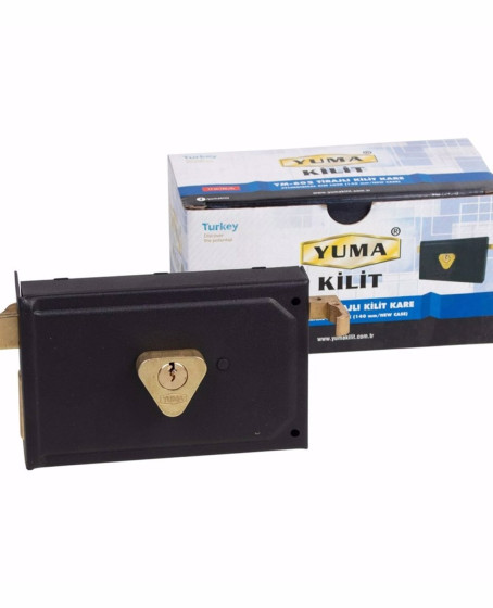 YUMA 14 CM TRAJLI KİLİT KARE YM-602 YUMA 14 CM TRAJLI KİLİT KARE YM-602