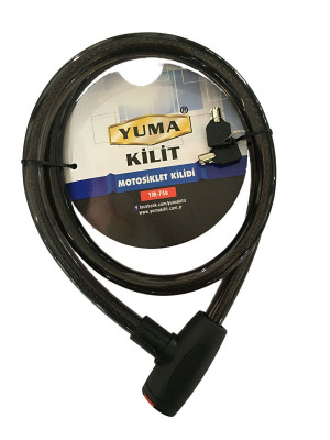 Yuma YM-746 150 Cm 20 mm Bisiklet / Motorsiklet Kilidi