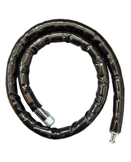Yuma YM-752 Motorsiklet Kilidi Anahtarlı Körüklü Siyah ( Boy : 120cm-çap : 22mm )