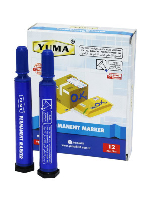 YUMA YM-790M MAVİ KOLİ KALEMİ 12 ADET YUMA YM-790M MAVİ KOLİ KALEMİ 12 ADET