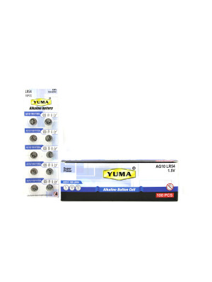 YM-9 AG10 LR-54 DÜĞME PİL ALKALİN 1.5V 10LU KART
