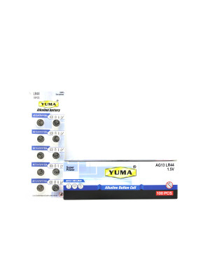 YM-9 AG13 LR-44 DÜĞME PİL ALKALİN 1.5V 10LU KART