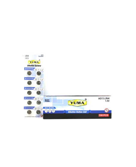 YM-9 AG13 LR-44 DÜĞME PİL ALKALİN 1.5V 10LU KART