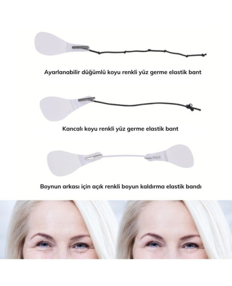 Yüz Gerdirme Göz Boyun Kaş Gerdirme Bant Seti