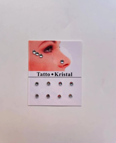 Yüz Taşı Kristal - Burun, Vücut Taşı, Tattoo Makyaj Taşı, Yapışkanlı, 12 Adet Yüz Taşı Kristal - Burun, Vücut Taşı, Tattoo Makyaj Taşı, Yapışkanlı, 12 Adet