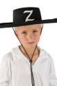 Z Logolu Çocuk Boy Bağcıklı Zorro Şapkası