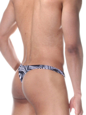 Zebra Desen Erkek Tangası