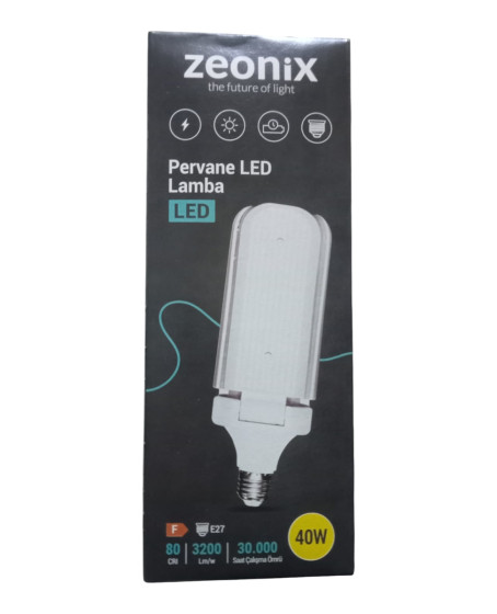 ZEONİX 40W 3 KANATLI PERVANE AMPUL