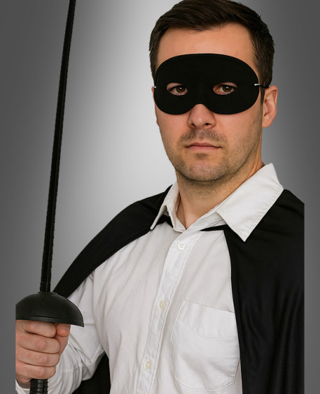 Zorro Kostüm Plastik Aksesuar Seti – Maske ve Kılıç (67 cm)