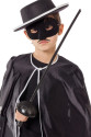 Zorro Kostüm Plastik Aksesuar Seti – Maske ve Kılıç (67 cm)