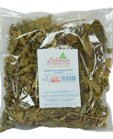 İncir Yaprağı Doğal 100 Gr Paket