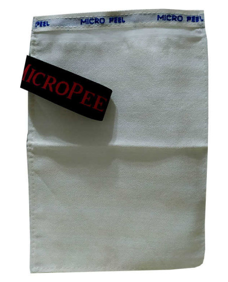İpek Karma Cilt İçin Banyo Kesesi Beyaz 16X25