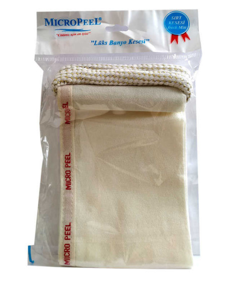 İpek Sırt Kesesi Beyaz 12X70