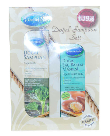 Isırgan Şampuan 250 ML + Argan Yağlı Saç Maskesi 150 ML