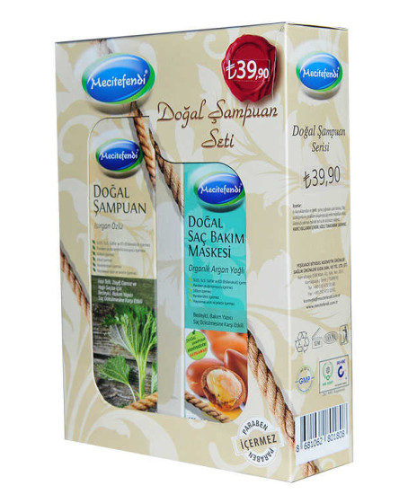 Isırgan Şampuan 250 ML + Argan Yağlı Saç Maskesi 150 ML