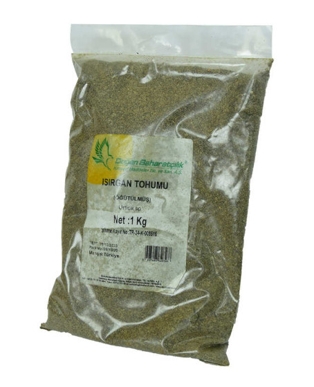 Isırgan Tohumu Doğal Öğütülmüş 1000 Gr Paket