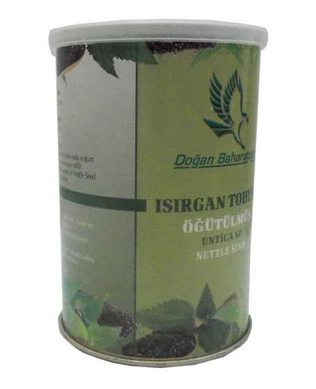 Isırgan Tohumu Doğal Öğütülmüş Toz 150 Gr Teneke Kutu