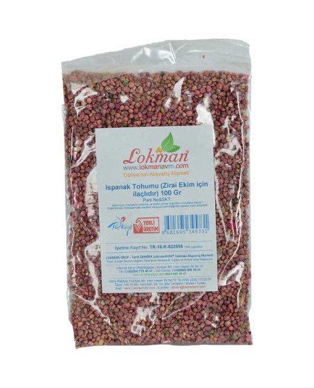 Ispanak Tohumu (Zirai Ekim için ilaçlıdır) 100 Gr Paket